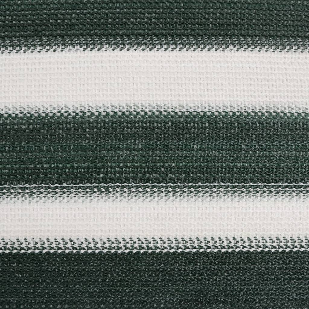 Mreža za privatnost zelena-bijela 1,8 x 10 m HDPE 195 g/m²