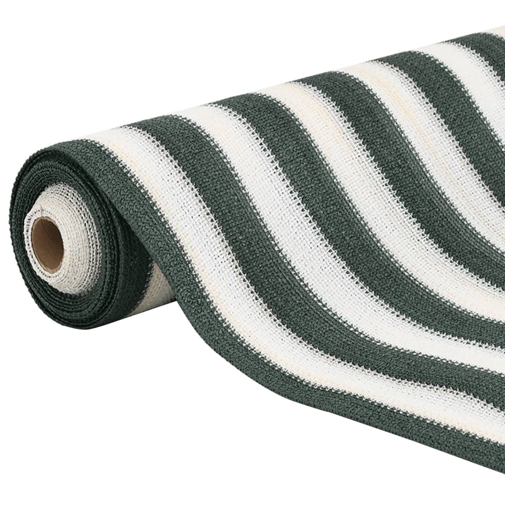 Mreža za privatnost zelena-bijela 2 x 10 m HDPE 195 g/m²