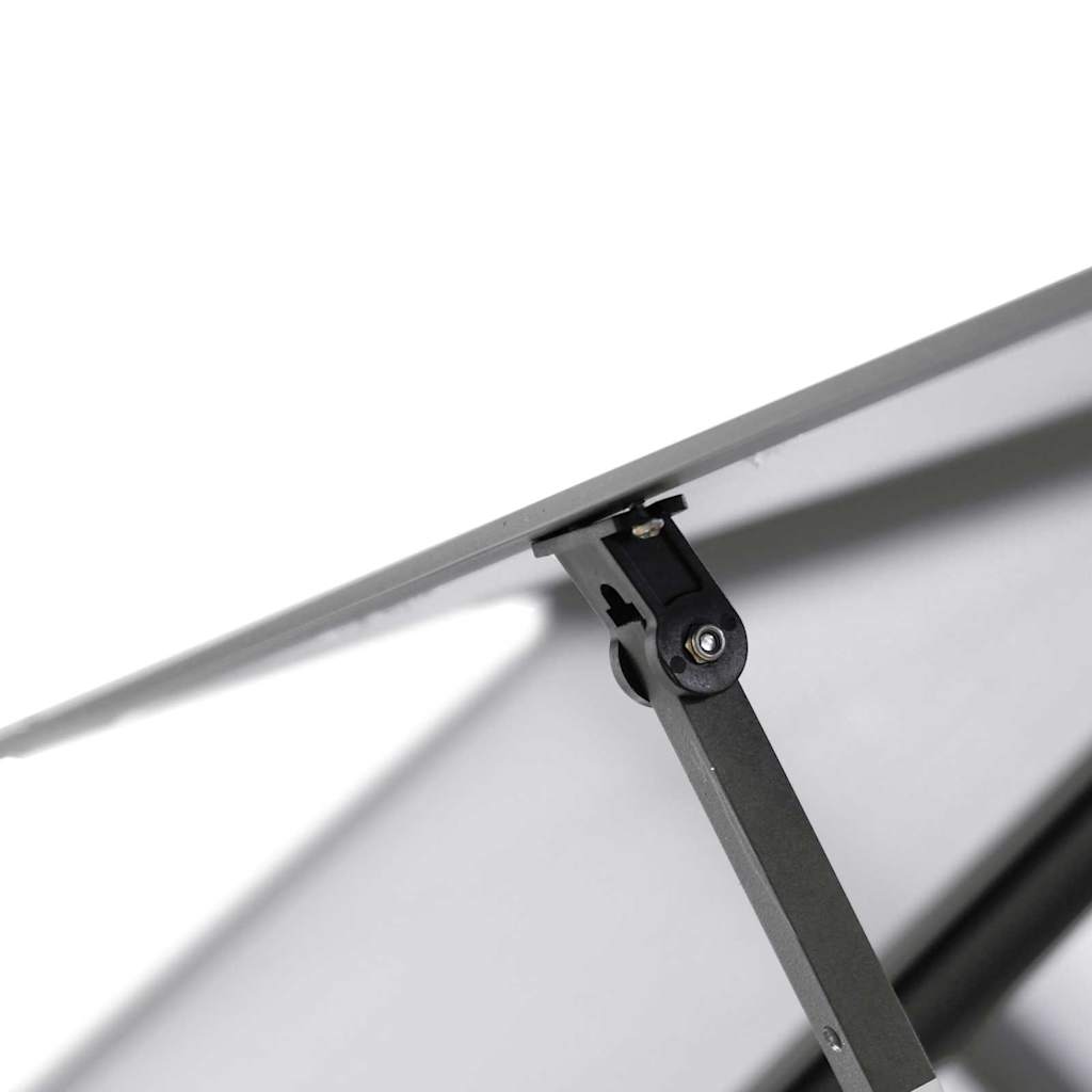 Staklenik s okvirom antracit 169 x 58 x 202 cm aluminijski