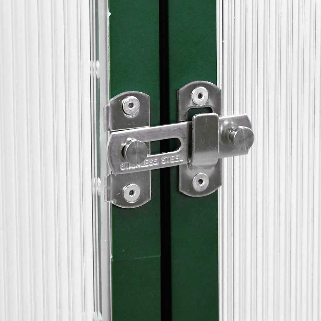 Staklenik s okvirom zeleni 169 x 169 x 202 cm aluminijski