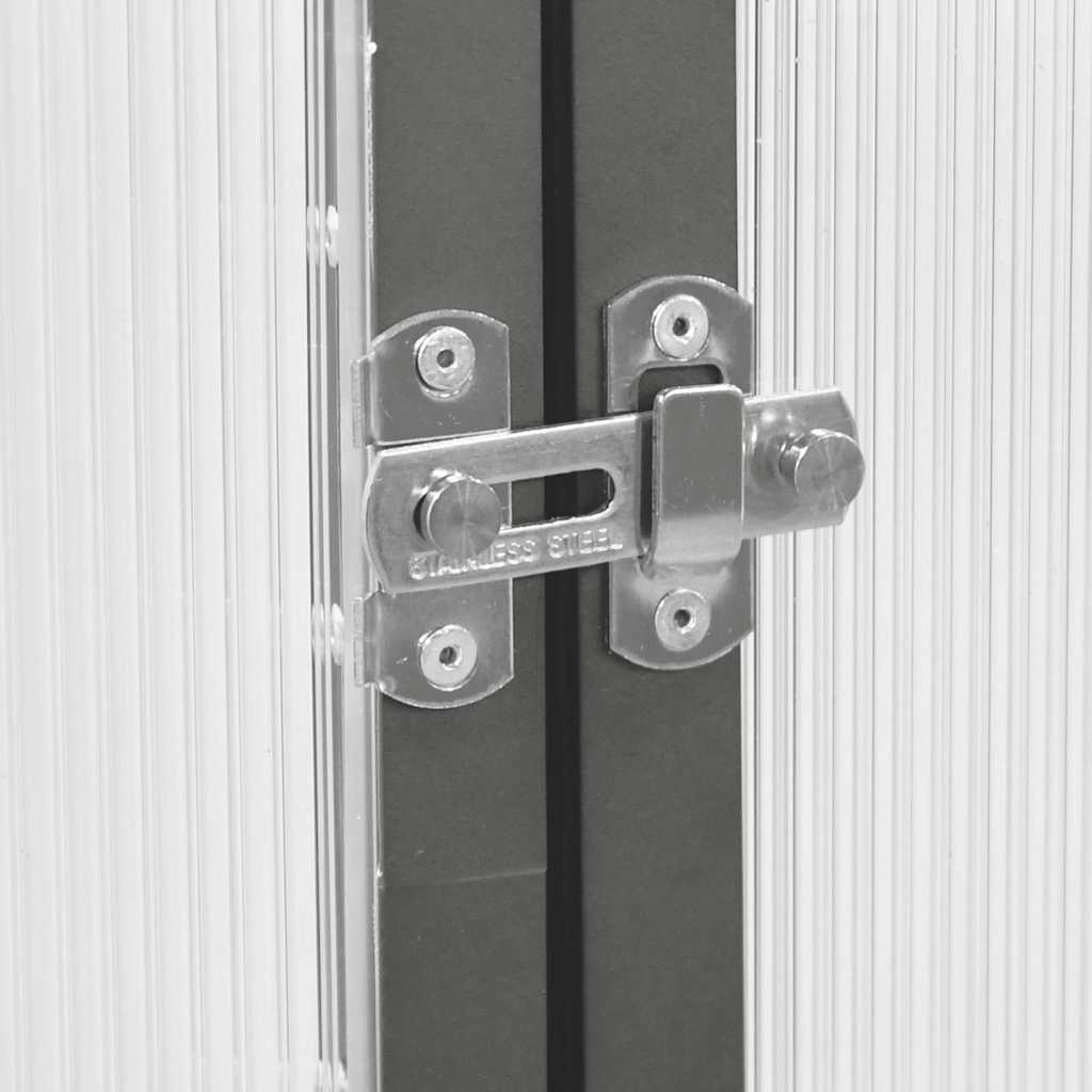 Staklenik s okvirom antracit 169 x 169 x 202 cm aluminijski
