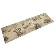 Kuhinjski tepih perivi s natpisom Coffee 45 x 150 cm baršunasti