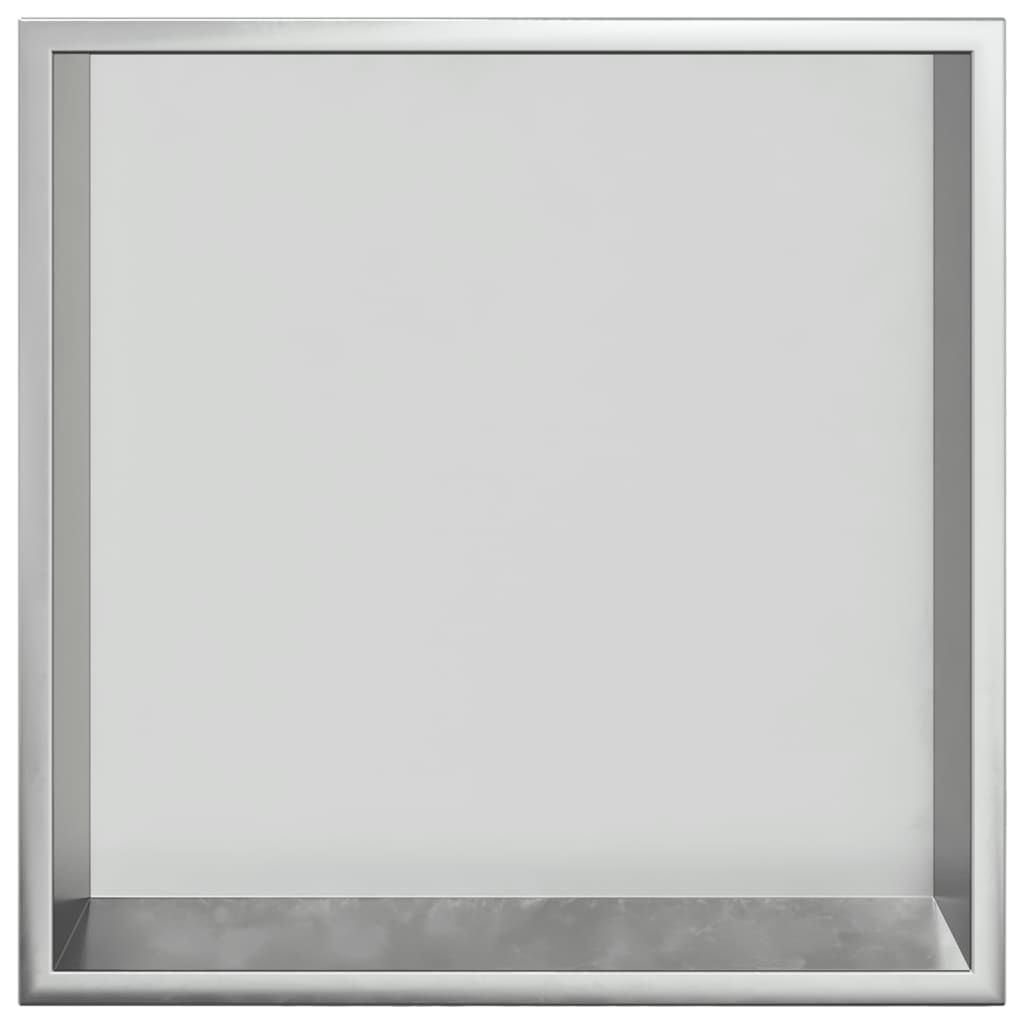Niša za tuš boje poliranog srebra 32x32x9 cm nehrđajući čelik