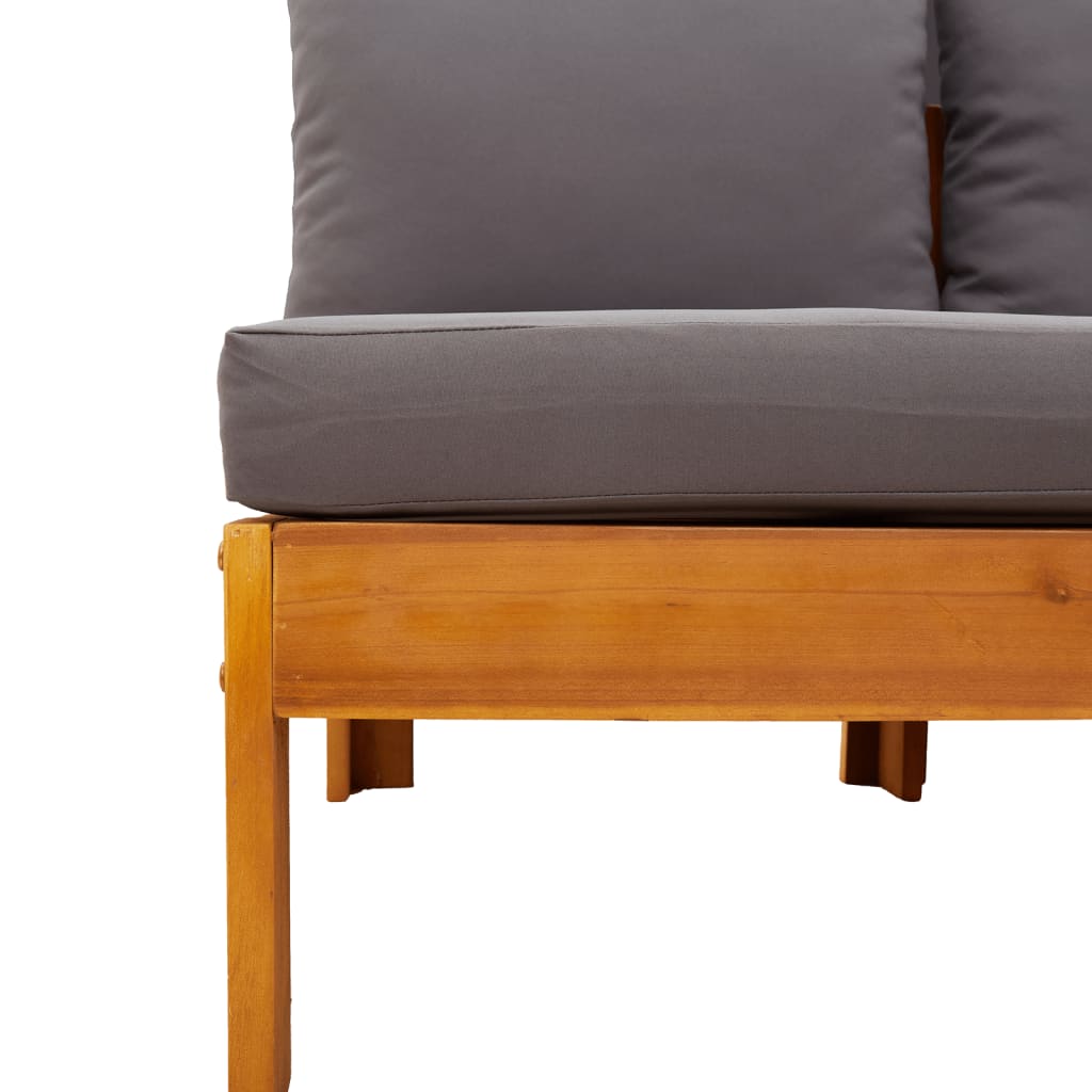 6-dijelna set vrtnih sofa s jastucima masivno bagremovo drvo
