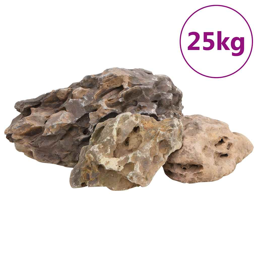 Zmajevo kamenje 25 kg sivo 10 - 40 cm