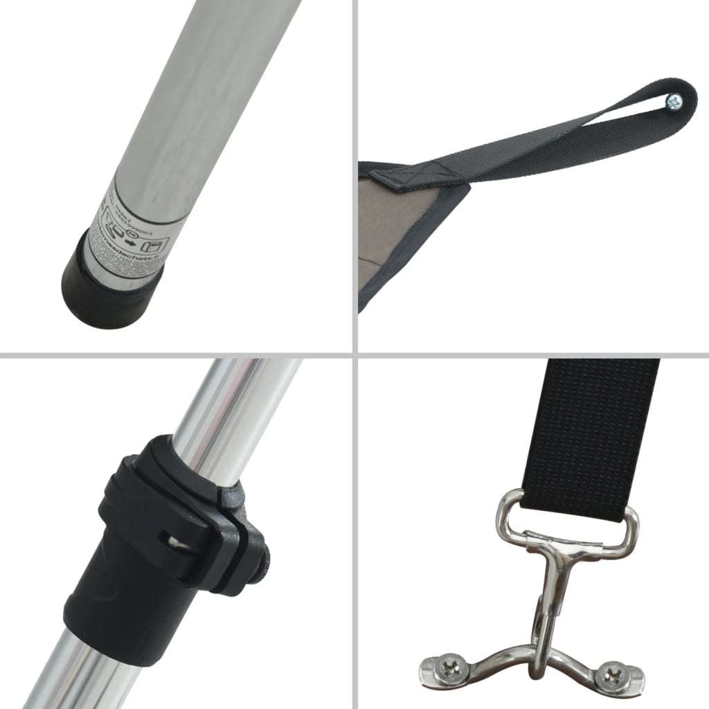 Set nastavka za sjenilo s vrhom T-oblika 170x170x(113-182,5) cm