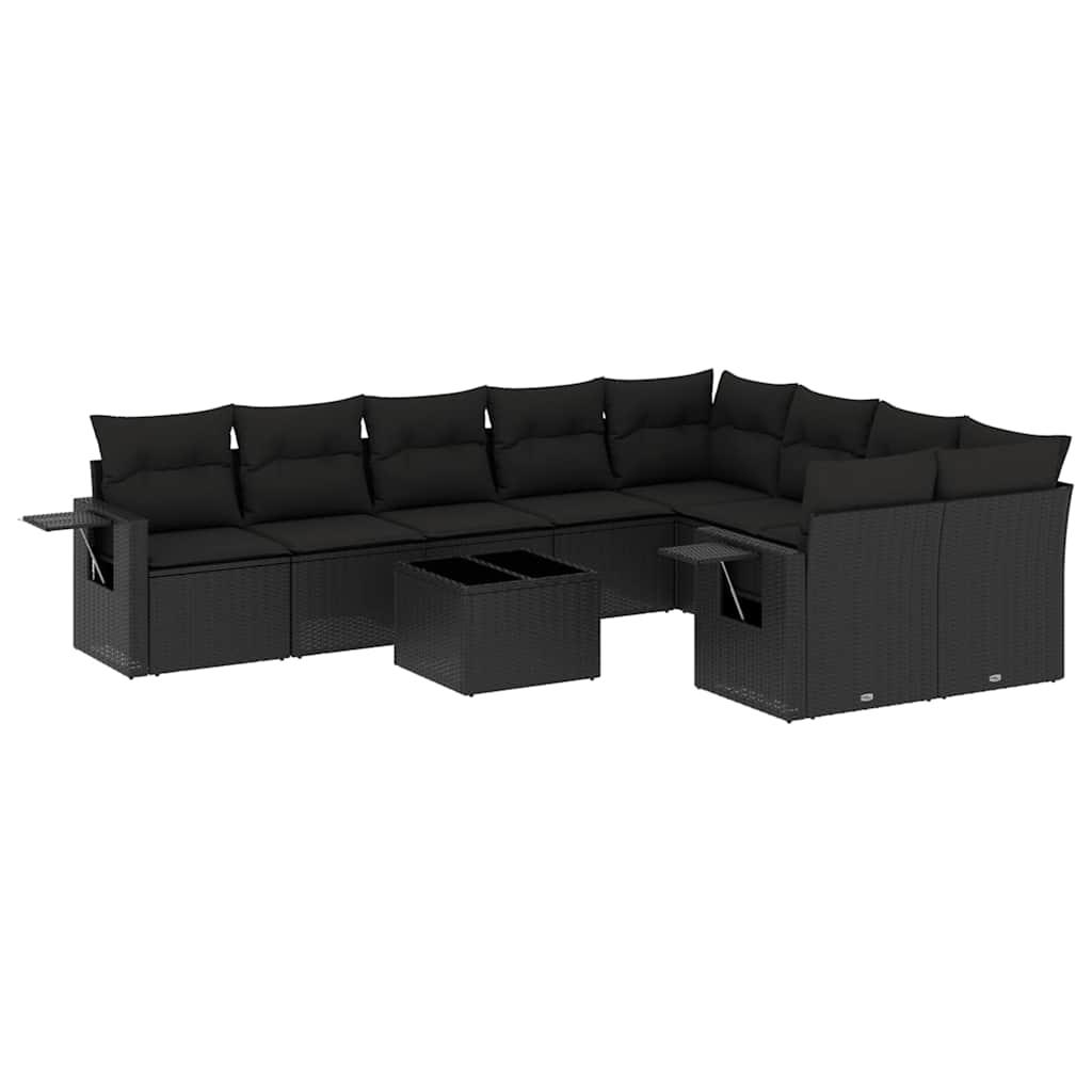 9-dijelni set vrtnih sofa od poliratana s jastucima