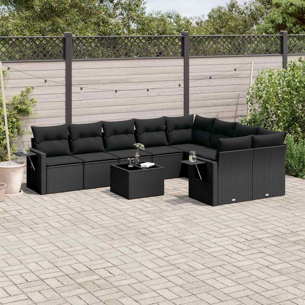 9-dijelni set vrtnih sofa od poliratana s jastucima