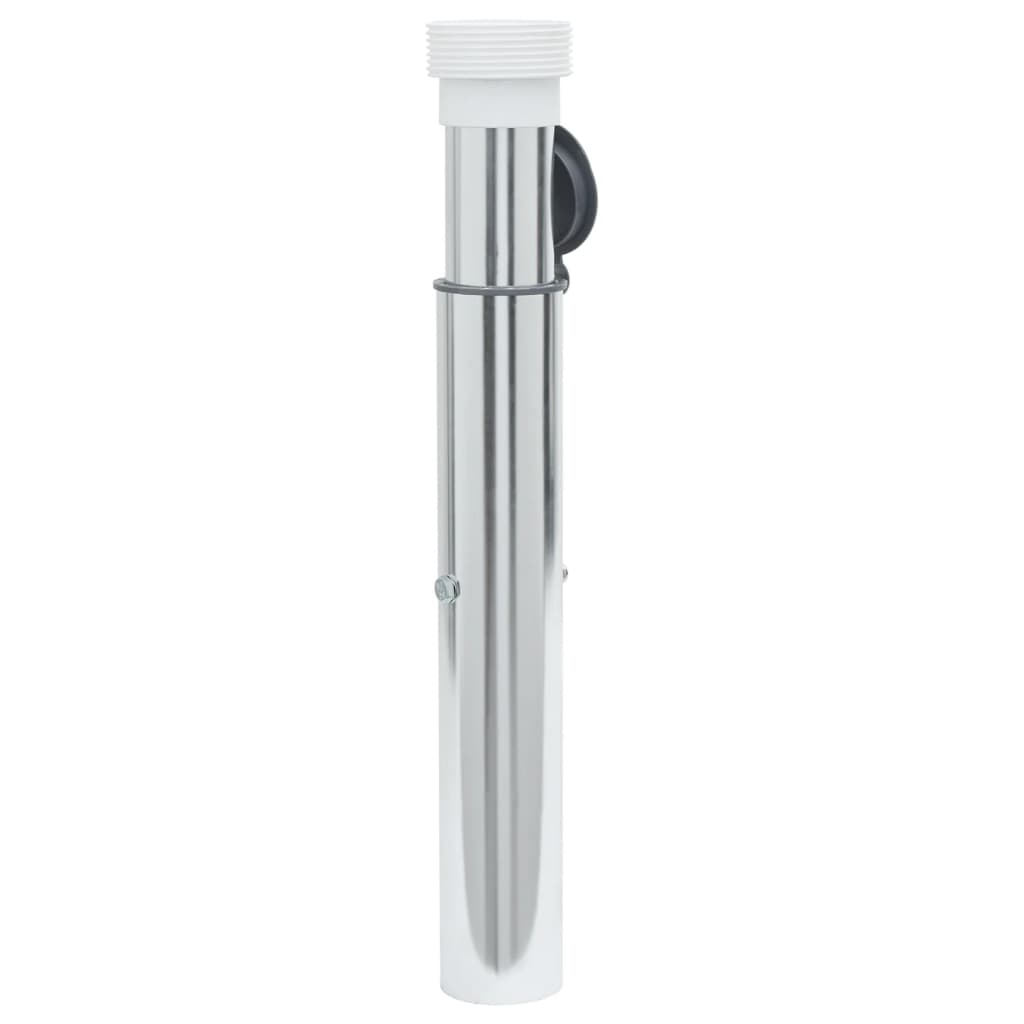 Ukopana baza za suncobran za stup od 40-50 mm srebrna aluminij