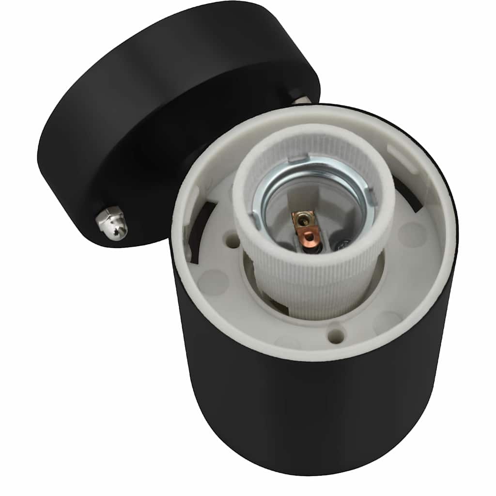 Vanjska zidna lampa 2 pcs Crna 12 x 8,5 x 27 cm