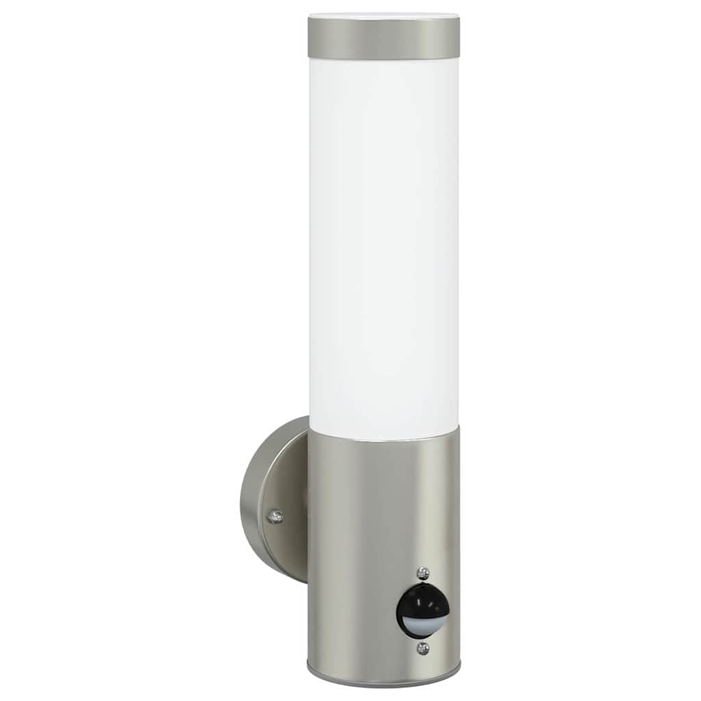 Vanjska zidna lampa Srebrno 12 x 8,5 x 29 cm