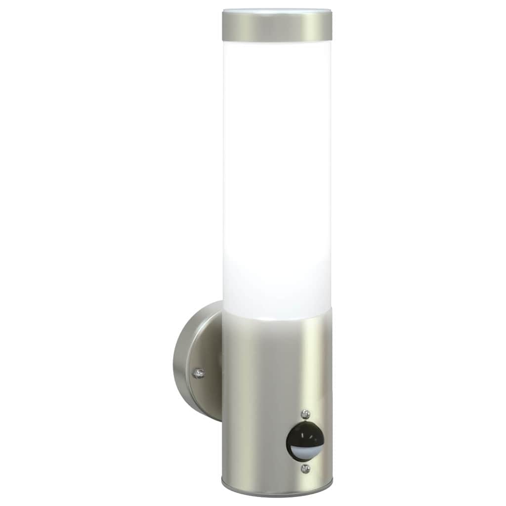 Vanjska zidna lampa Srebrno 12 x 8,5 x 29 cm