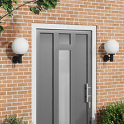 Vanjska zidna lampa 2 pcs Crna 28 x 25 x 38 cm