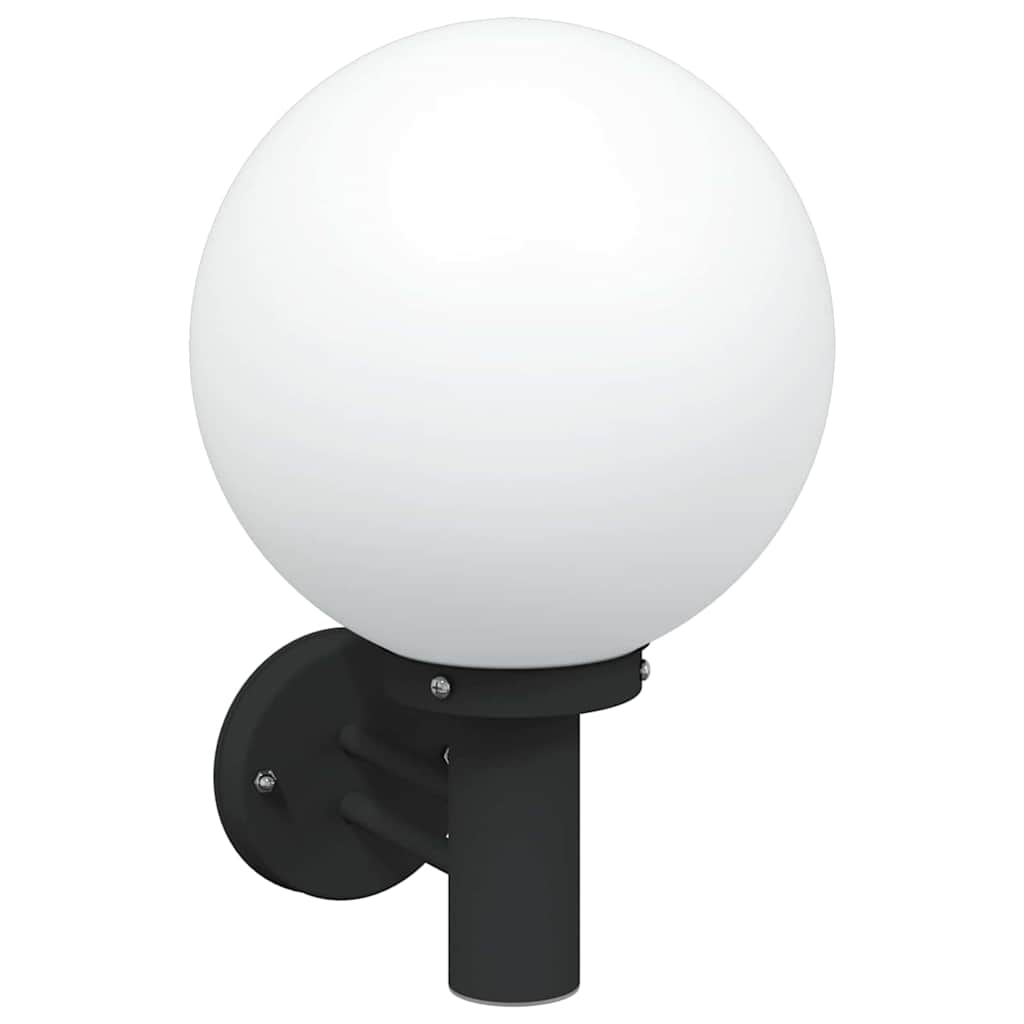 Vanjska zidna lampa 2 pcs Crna 28 x 25 x 38 cm