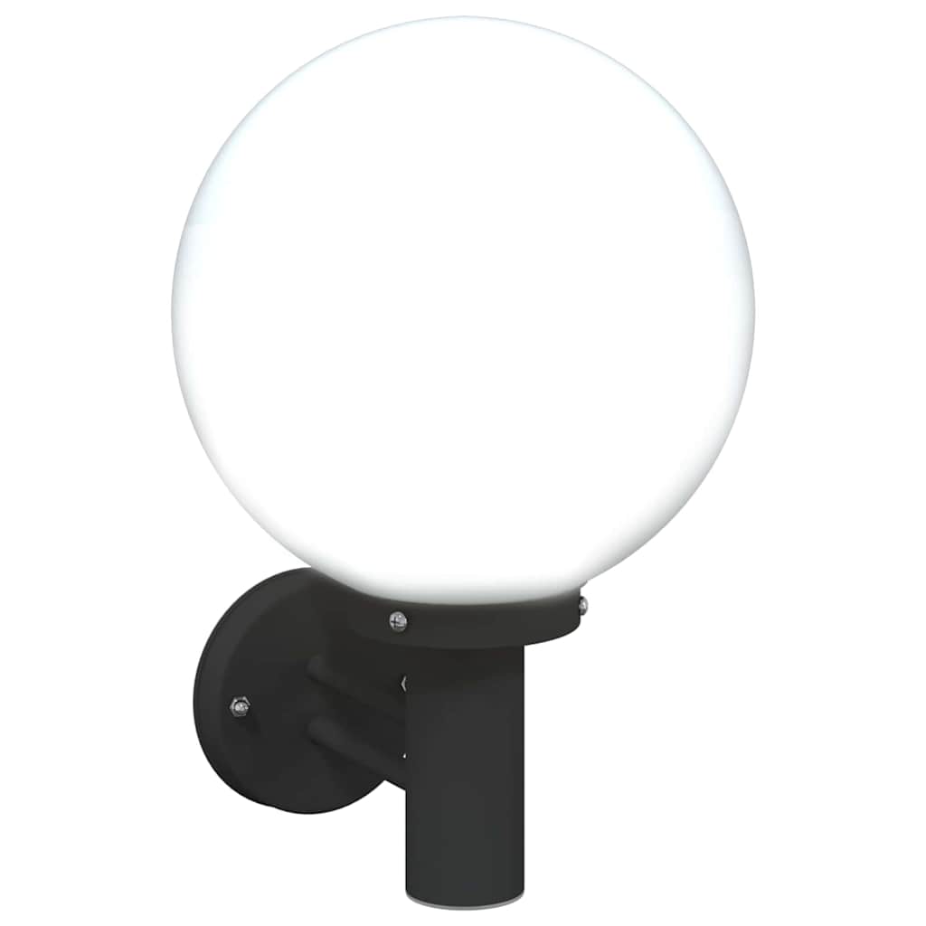 Vanjska zidna lampa 2 pcs Crna 28 x 25 x 38 cm
