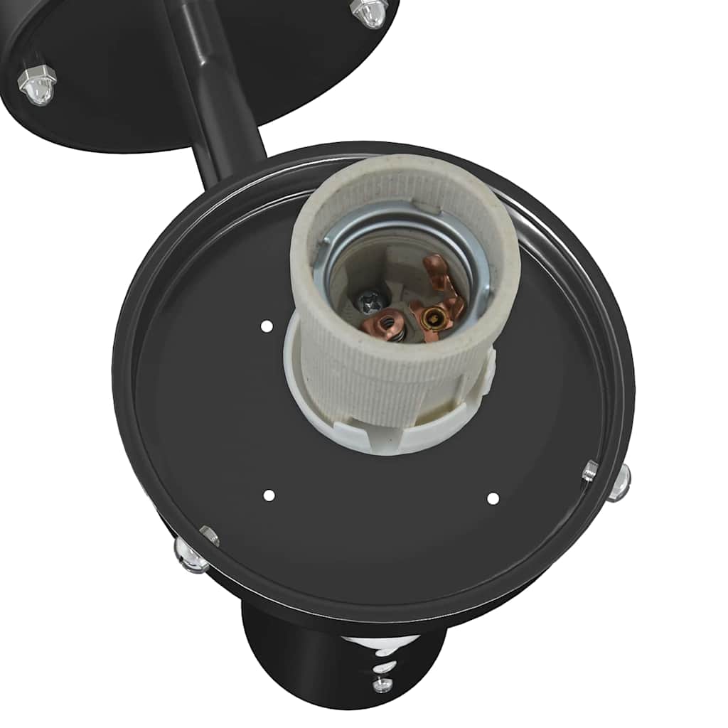 Vanjska zidna lampa 2 pcs Crna 28 x 25 x 38 cm