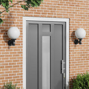 Vanjska zidna lampa 2 pcs Crna 28 x 25 x 38 cm