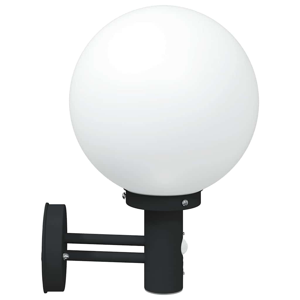 Vanjska zidna lampa 2 pcs Crna 28 x 25 x 38 cm