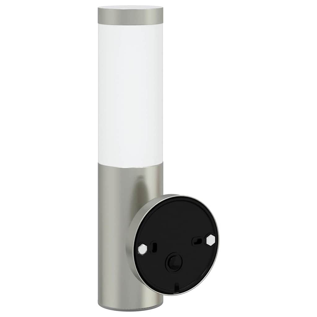 Vanjska zidna lampa 2 pcs Srebrno 15 x 7,5 x 33 cm