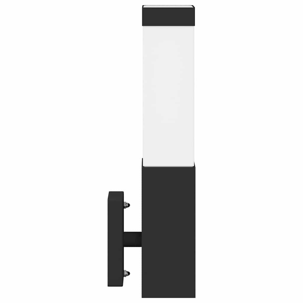 Vanjska zidna lampa Crna 10.5 x 6 x 33 cm