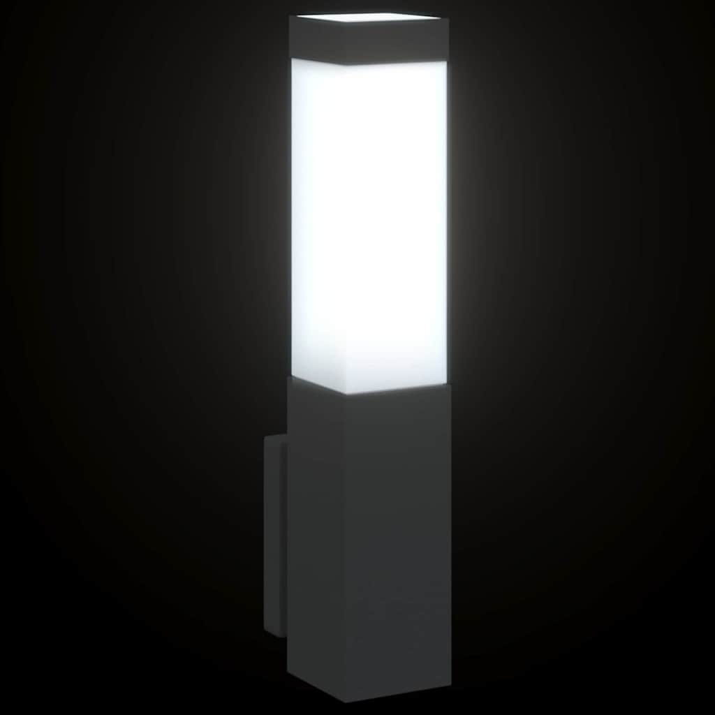 Vanjska zidna lampa 2 pcs Crna 10.5 x 6 x 33 cm