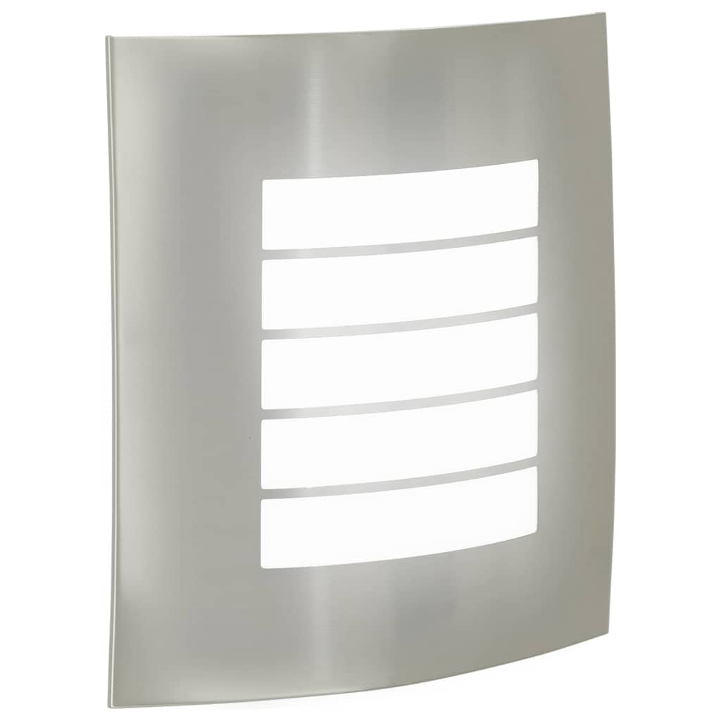 Vanjska zidna lampa 2 pcs Srebrno 23.5 x 9 x 26 cm