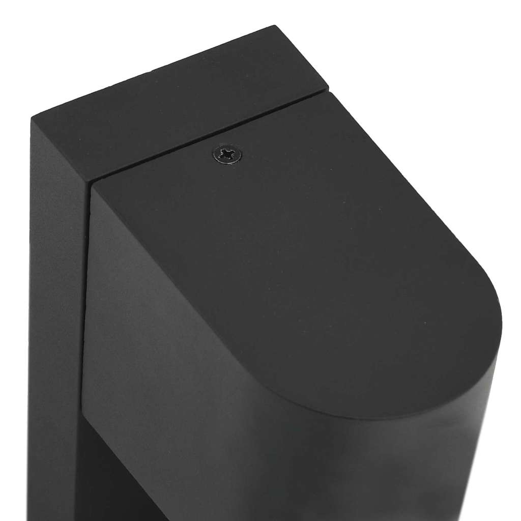 Vanjska zidna lampa 2 pcs Crna 12 x 7 x 15 cm Nehrđajući čelik