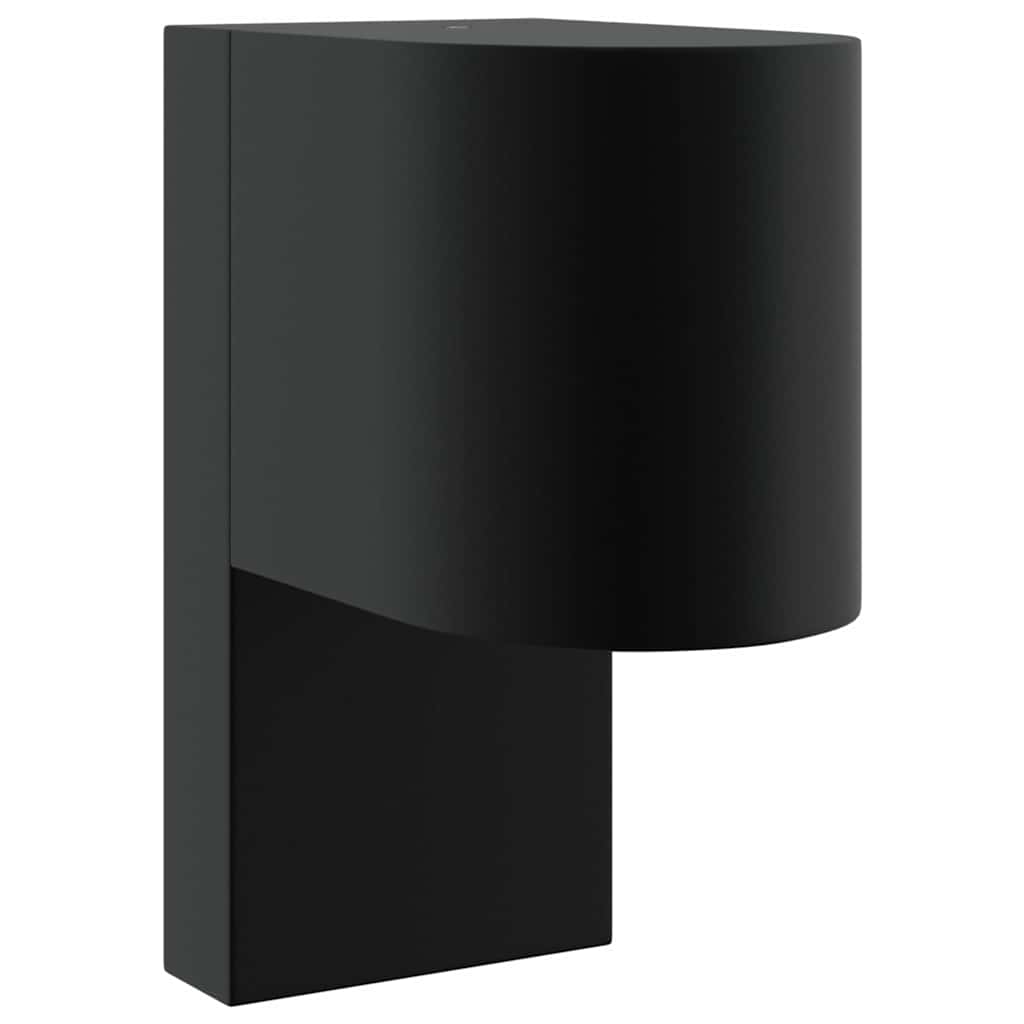 Vanjska zidna lampa 2 pcs Crna 12 x 7 x 15 cm Nehrđajući čelik