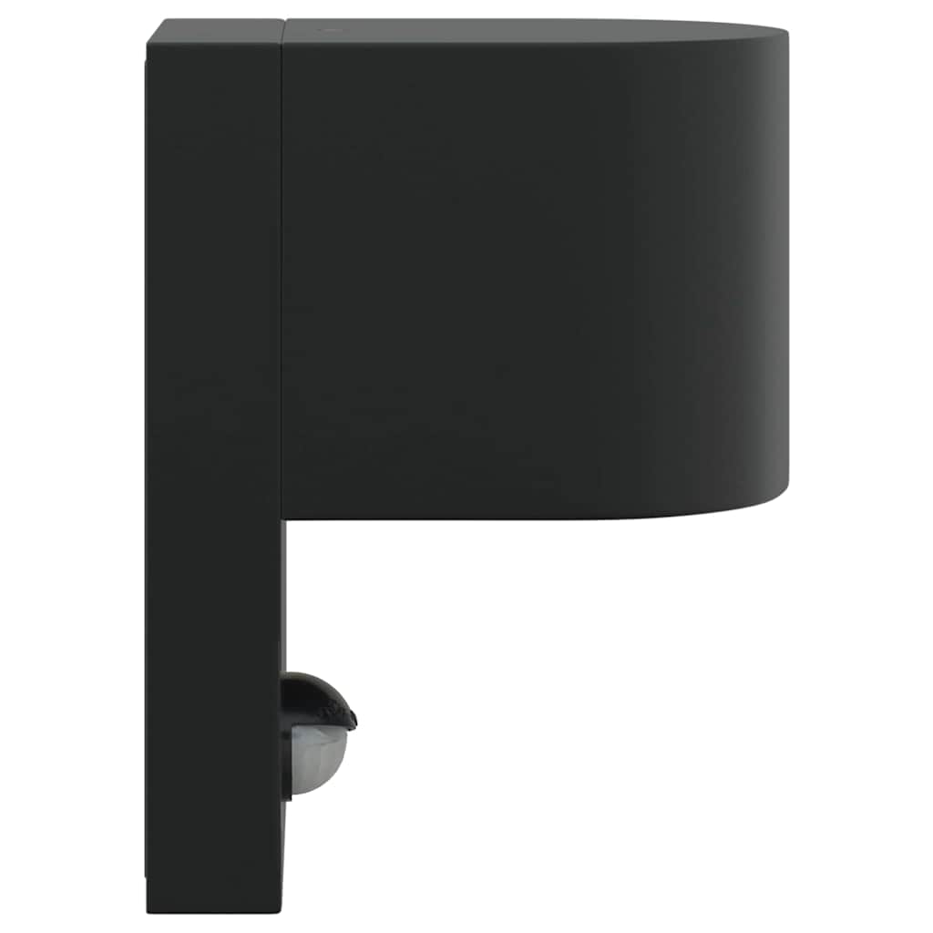 Vanjska zidna lampa 2 pcs Crna 12 x 7 x 15 cm Nehrđajući čelik