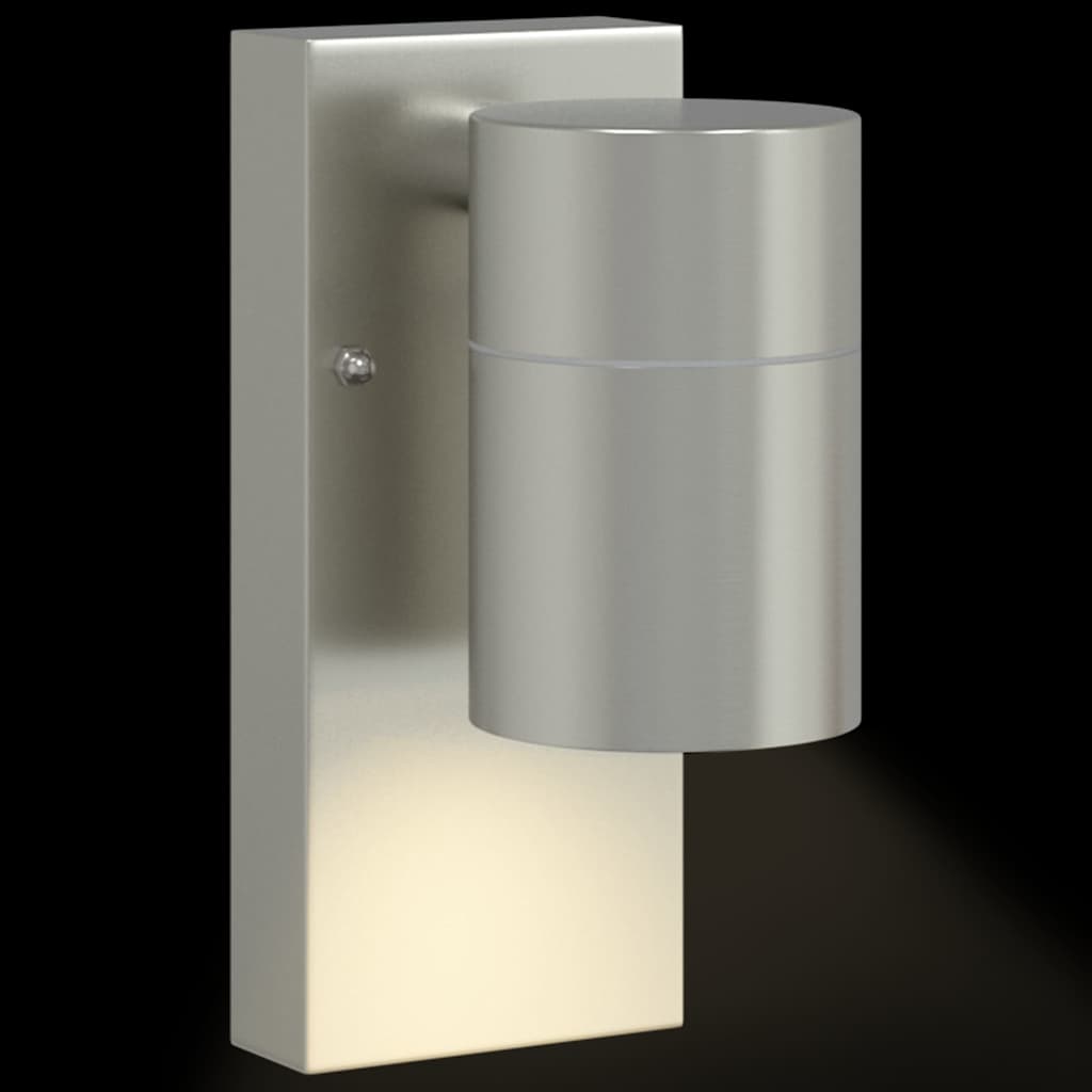 Vanjska zidna lampa Srebrno 6,5 x 10,5 x 16 cm