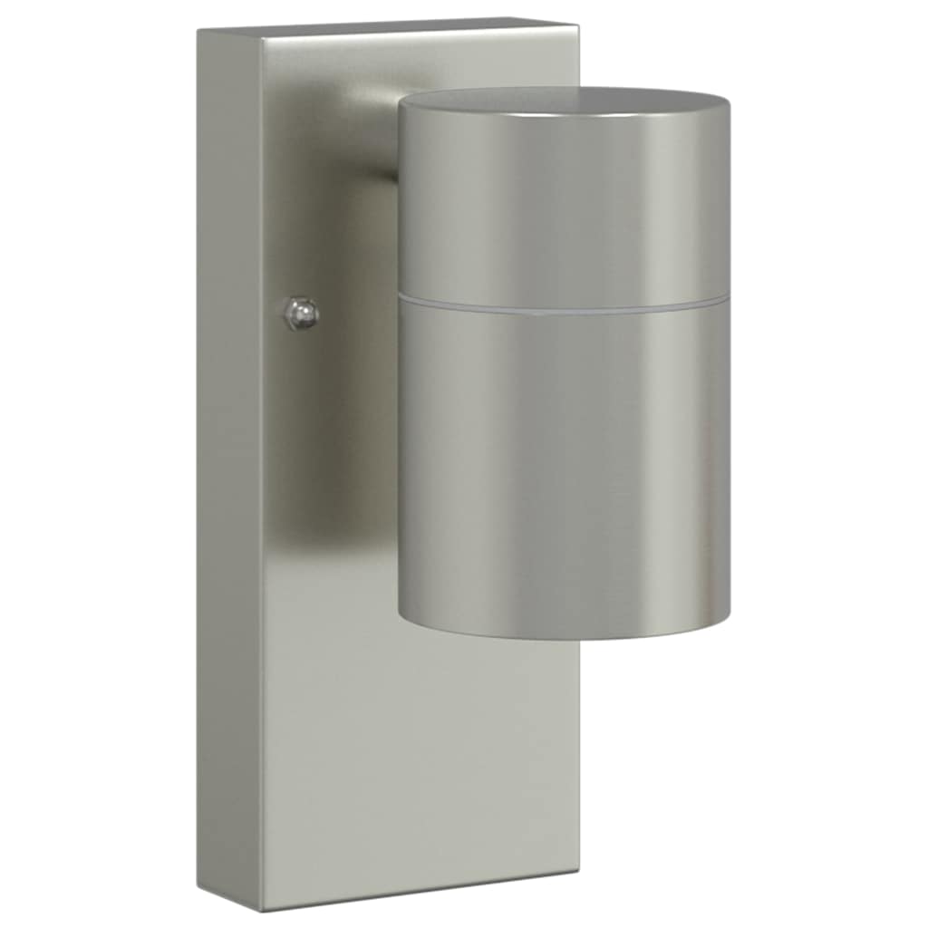 Vanjska zidna lampa 2 pcs Srebrno 6,5 x 10,5 x 16 cm