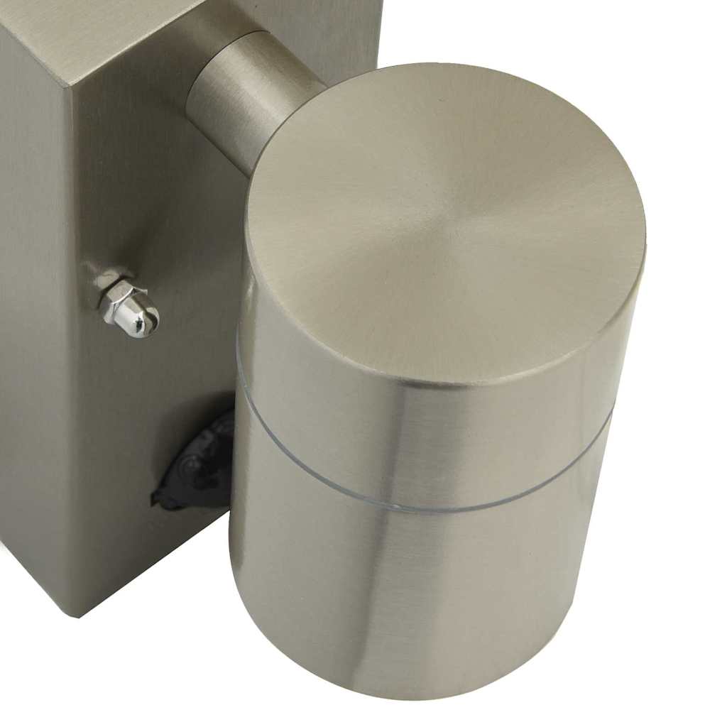 Vanjska zidna lampa Srebrno 6,5 x 10,5 x 16 cm