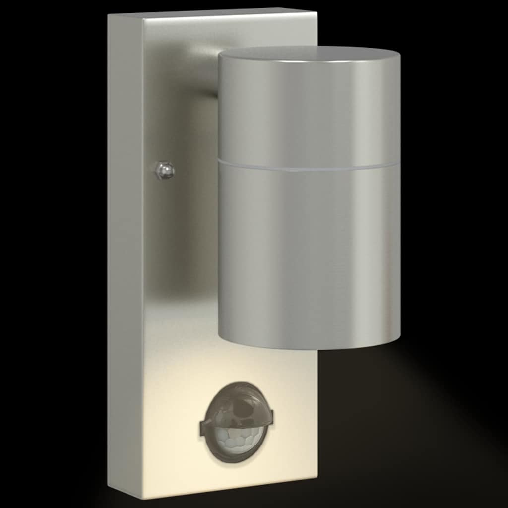 Vanjska zidna lampa Srebrno 6,5 x 10,5 x 16 cm
