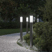 Stupić za zidne lampe 3 kom 80 cm od nehrđajućeg čelika IP44