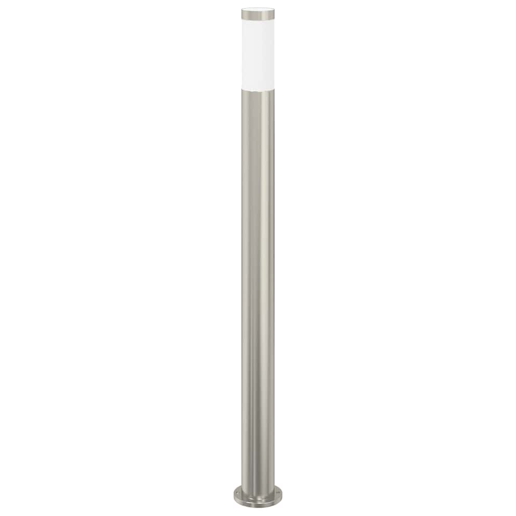 Stupić za zidne lampe 3 kom 110 cm od nehrđajućeg čelika IP44