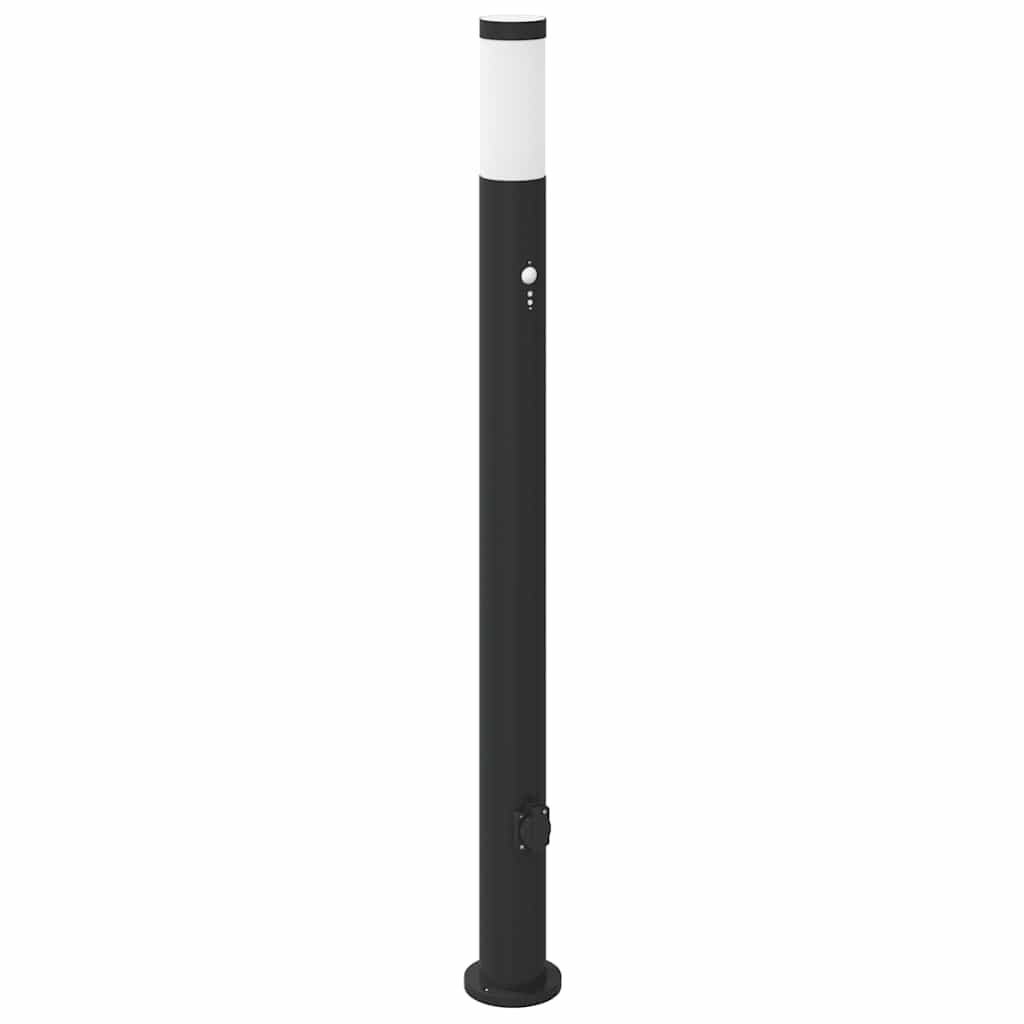 Stupić sa senzorom i utičnicom 110 cm nehrđajući čelik IP44