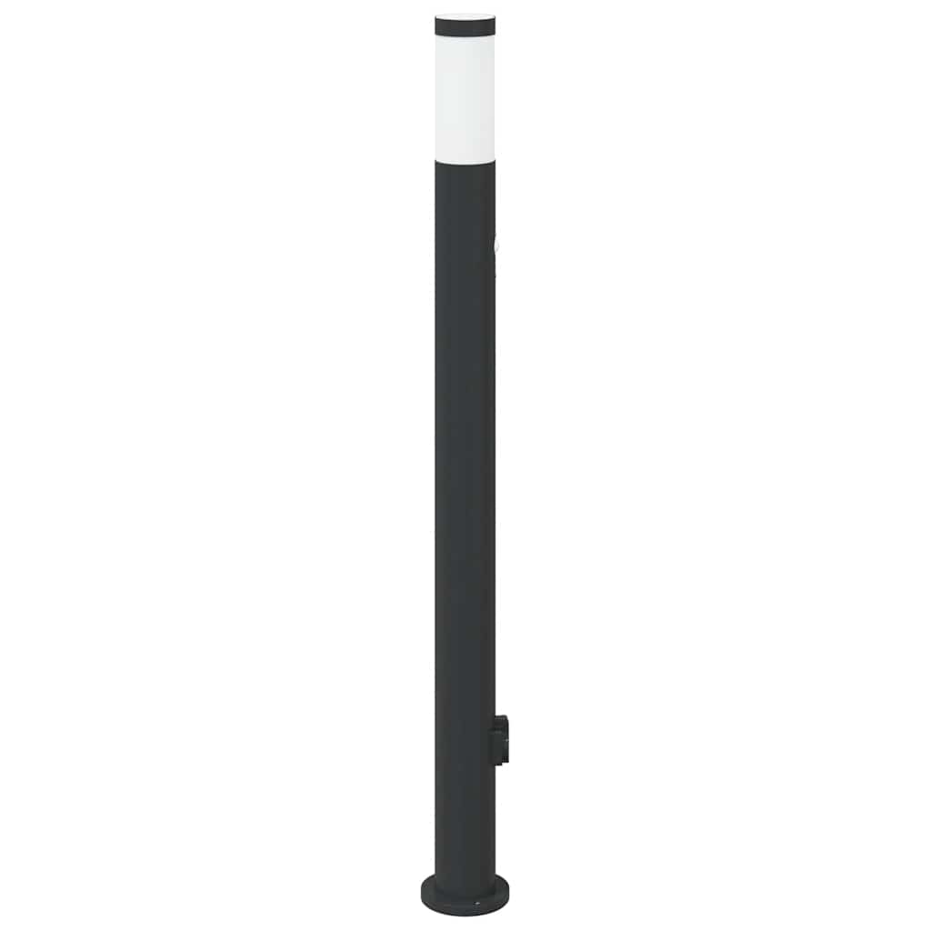 Stupić sa senzorom i utičnicom 110 cm nehrđajući čelik IP44