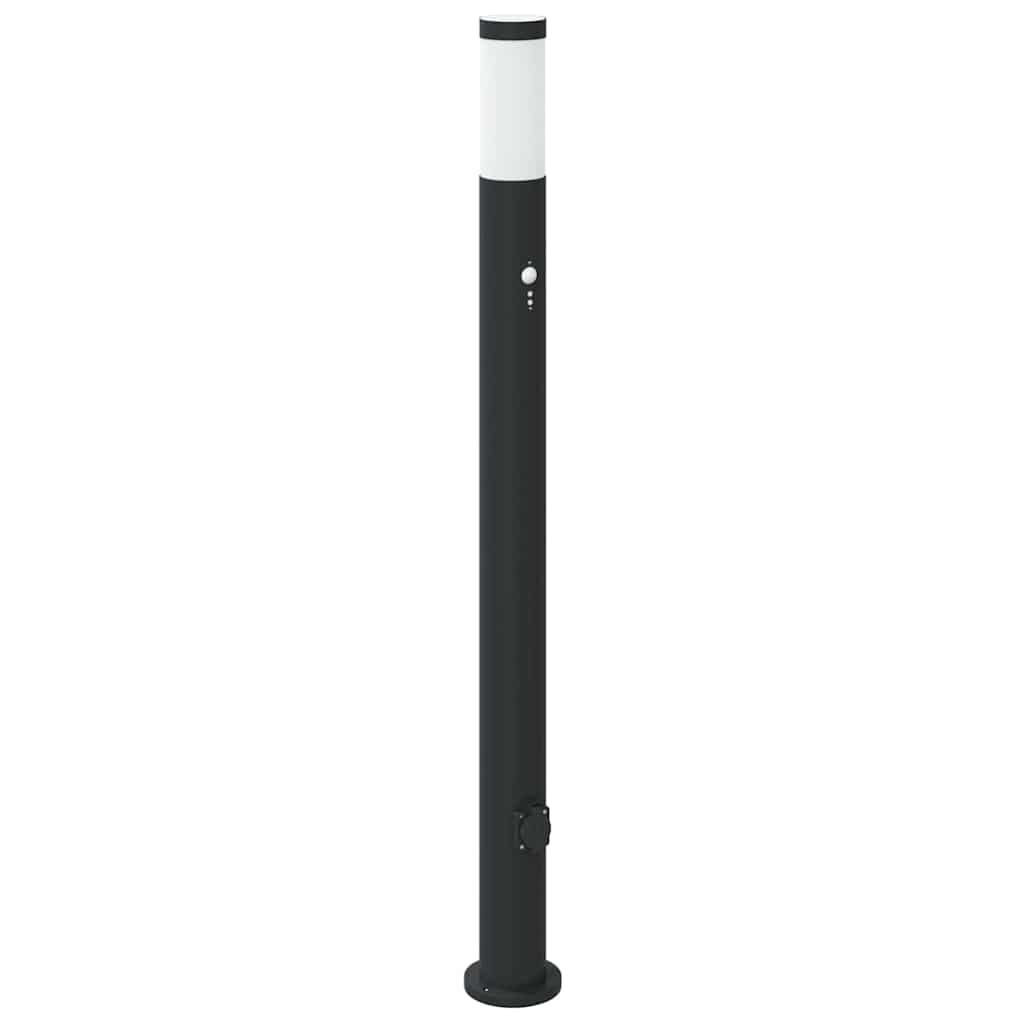 Stupić sa senzorom i utičnicom 3 kom 110 cm od nehrđajućeg čelika IP44