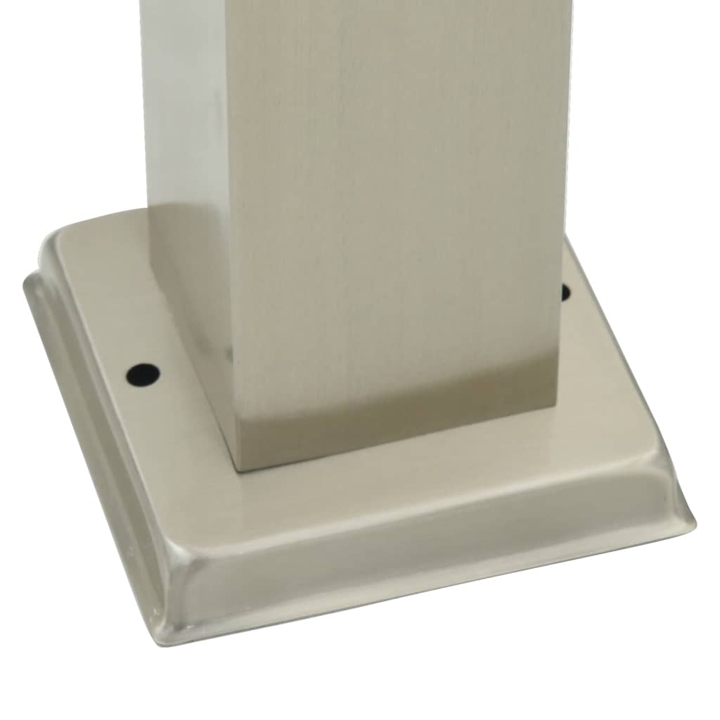 Stupić za zidne lampe 3 kom 80 cm nehrđajući čelik IP44