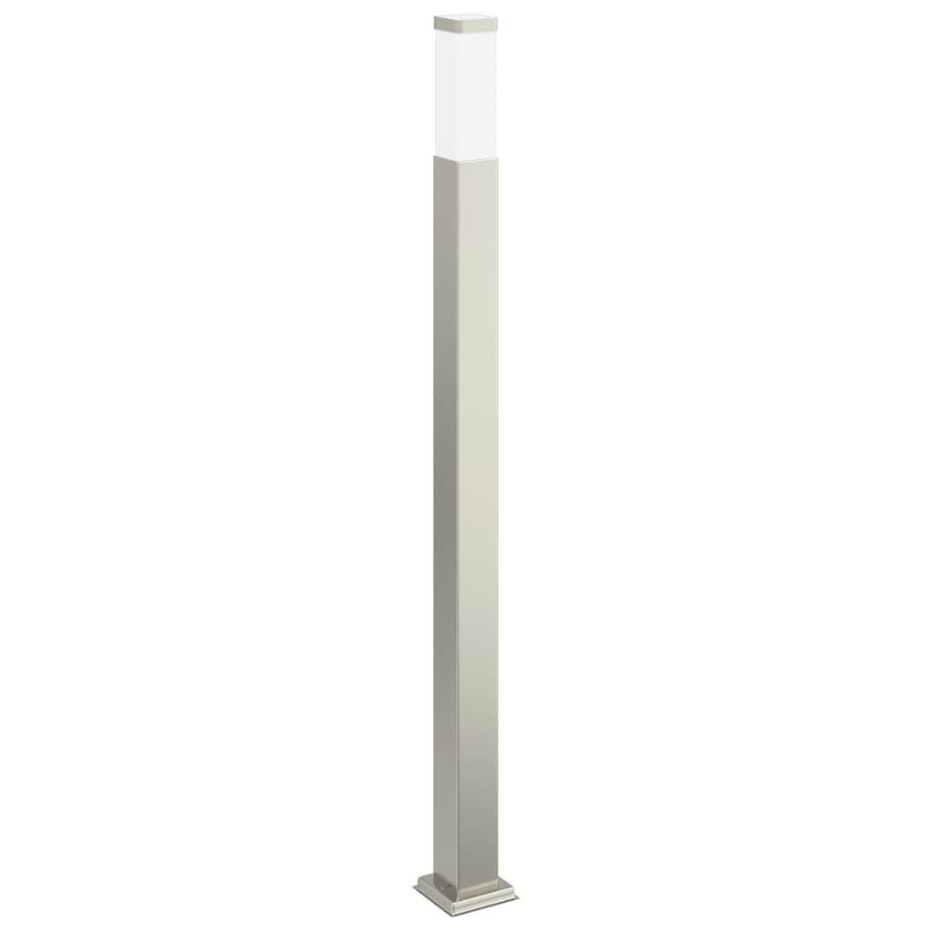 Stupić za zidne lampe 3 kom 110 cm od nehrđajućeg čelika IP44 Srebrna
