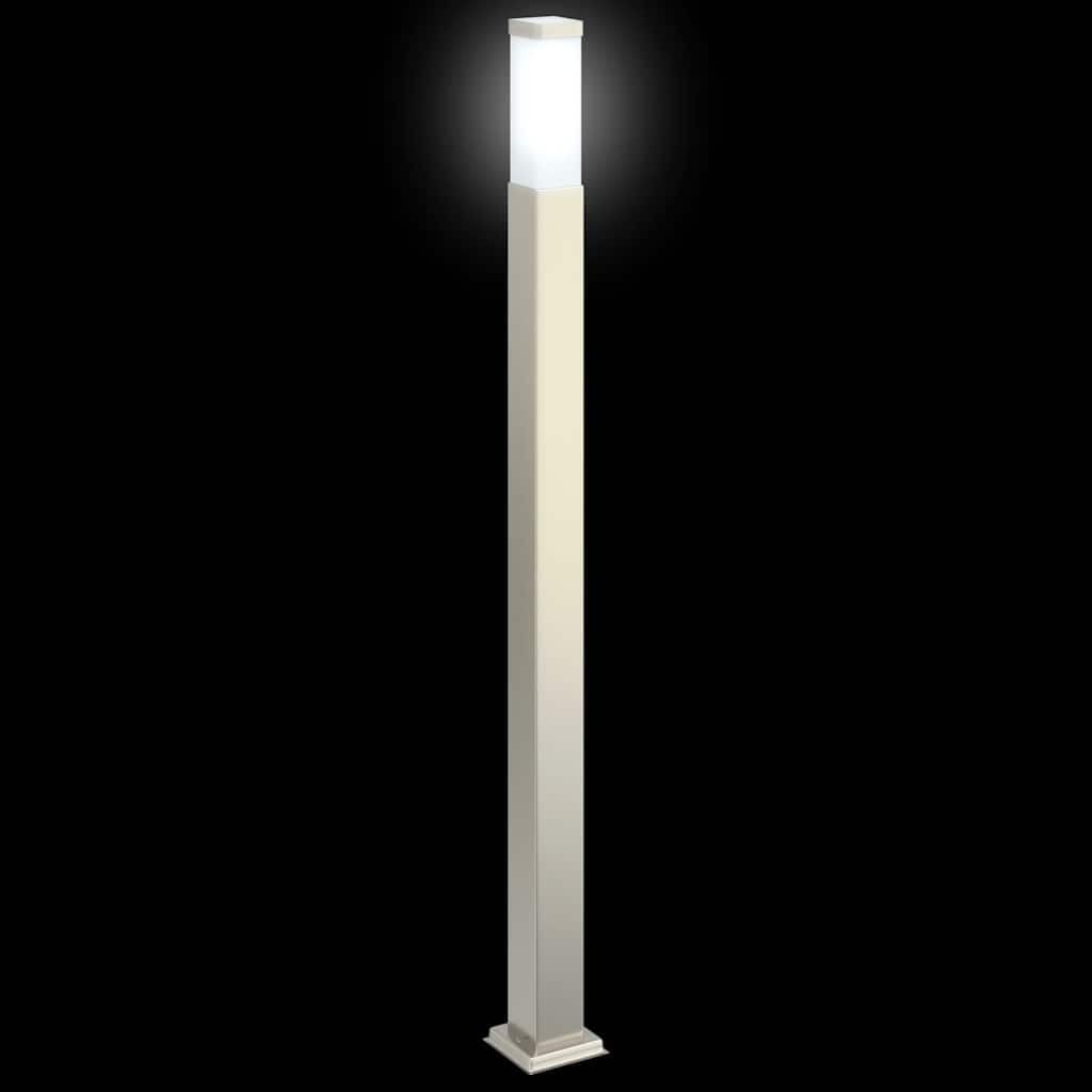 Stupić za zidne lampe 3 kom 110 cm od nehrđajućeg čelika IP44