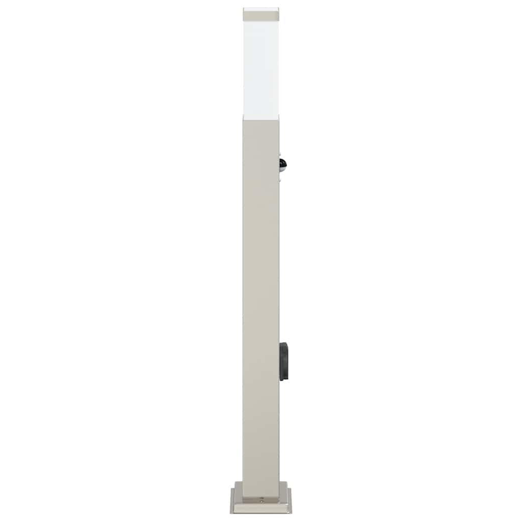 Stupić sa senzorom i utičnicom 80 cm nehrđajući čelik IP44