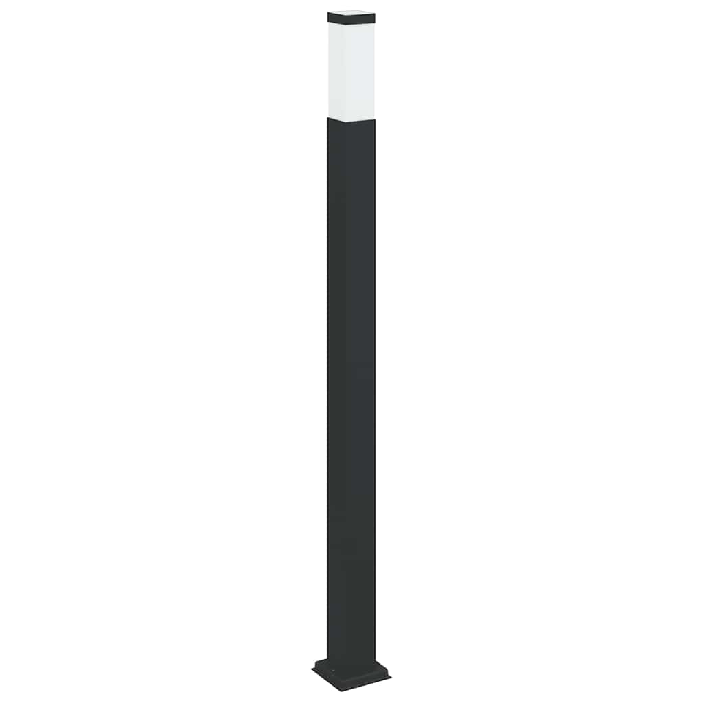 Stupić za zidne lampe 3 kom 110 cm crne IP44