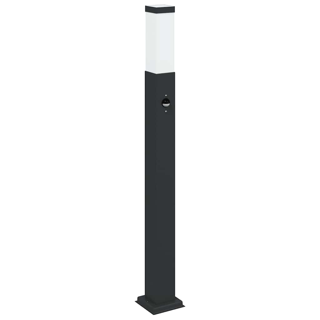 Stupić za svjetlo sa senzorom 3 kom 80 cm crne IP44