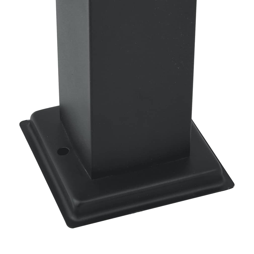 Stupić s utičnicom 3 kom 110 cm crne IP44