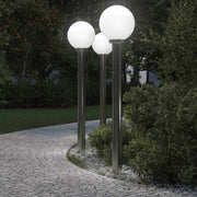 Stupić za zidne lampe 3 kom 120 cm od nehrđajućeg čelika IP44