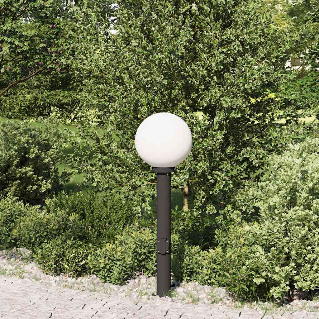 Stupić s utičnicom 80 cm Crna IP44