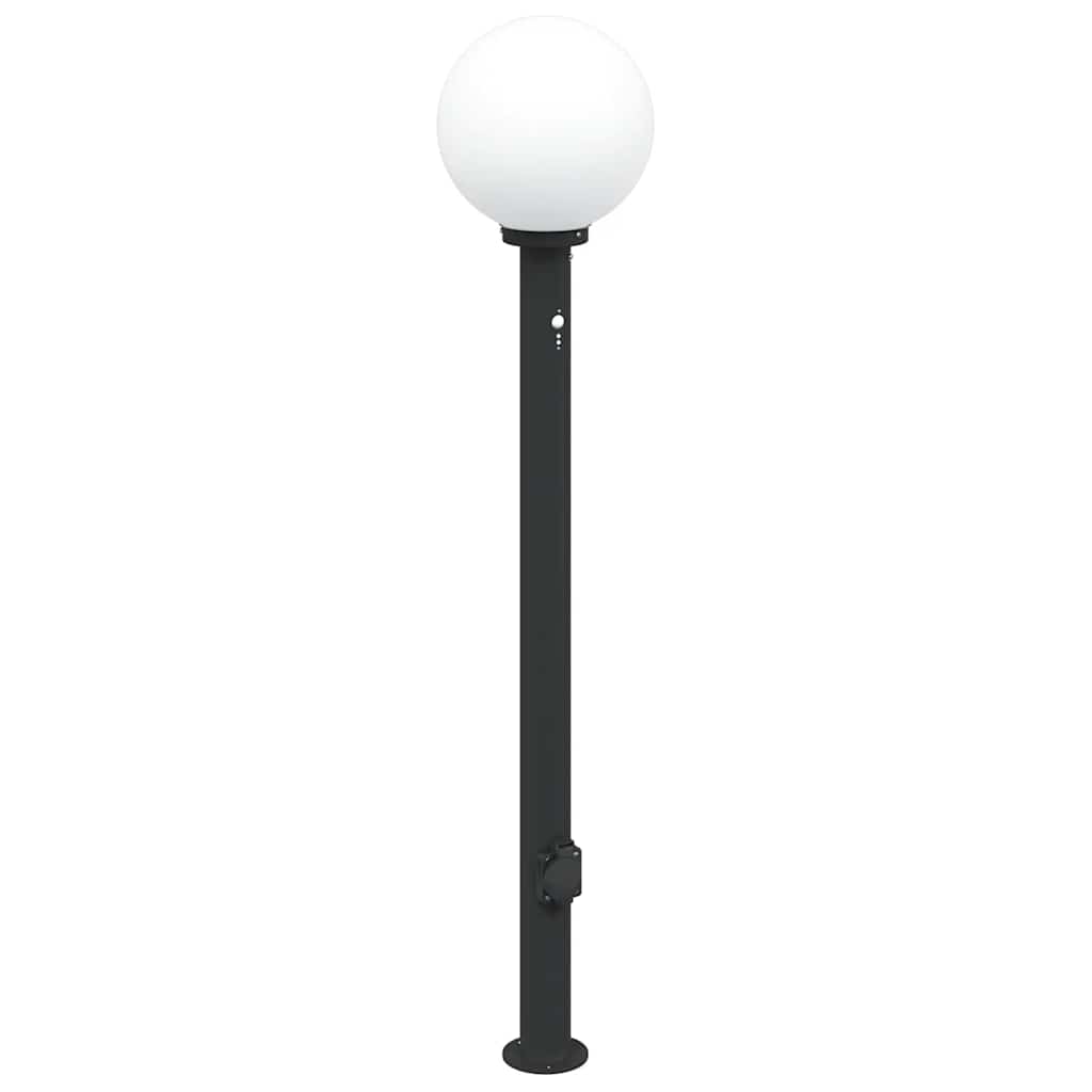 Stupić sa senzorom i utičnicom 120 cm Crna IP44