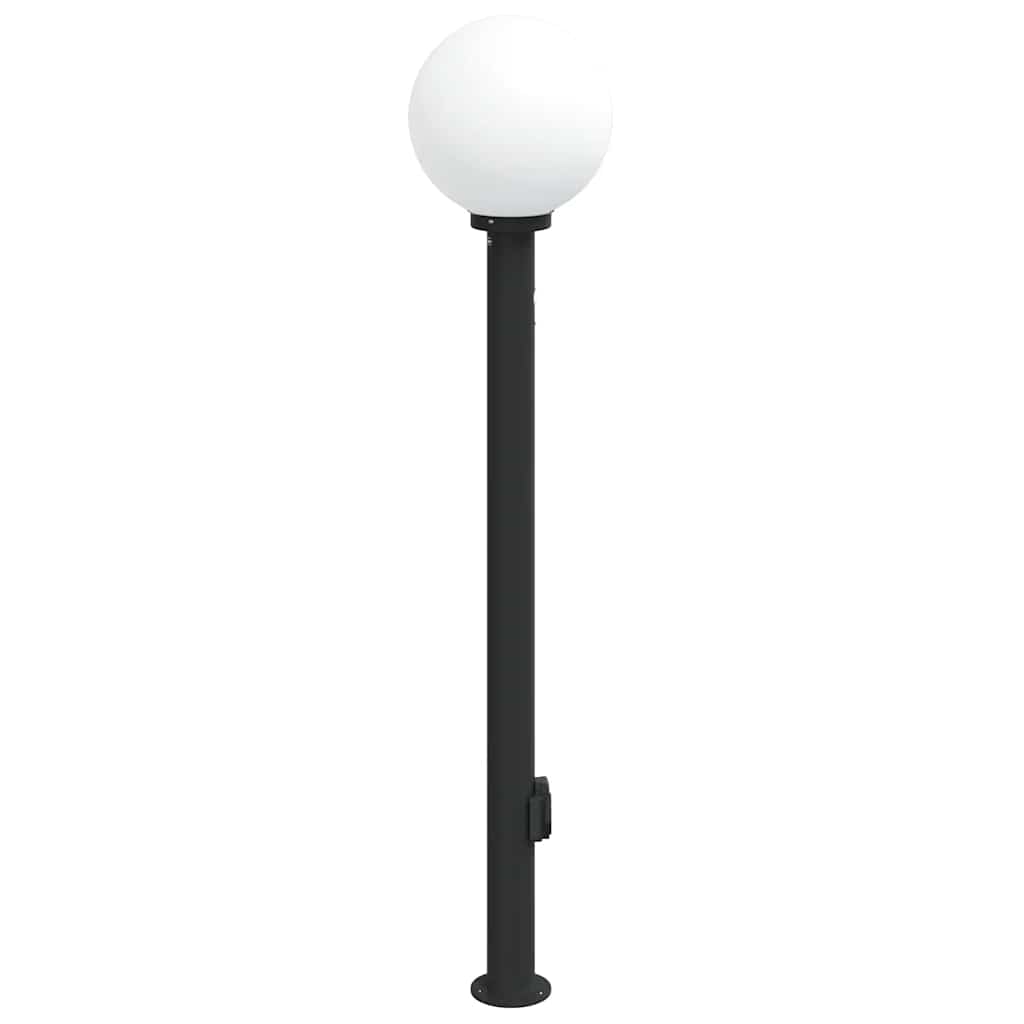 Stupić sa senzorom i utičnicom 120 cm Crna IP44