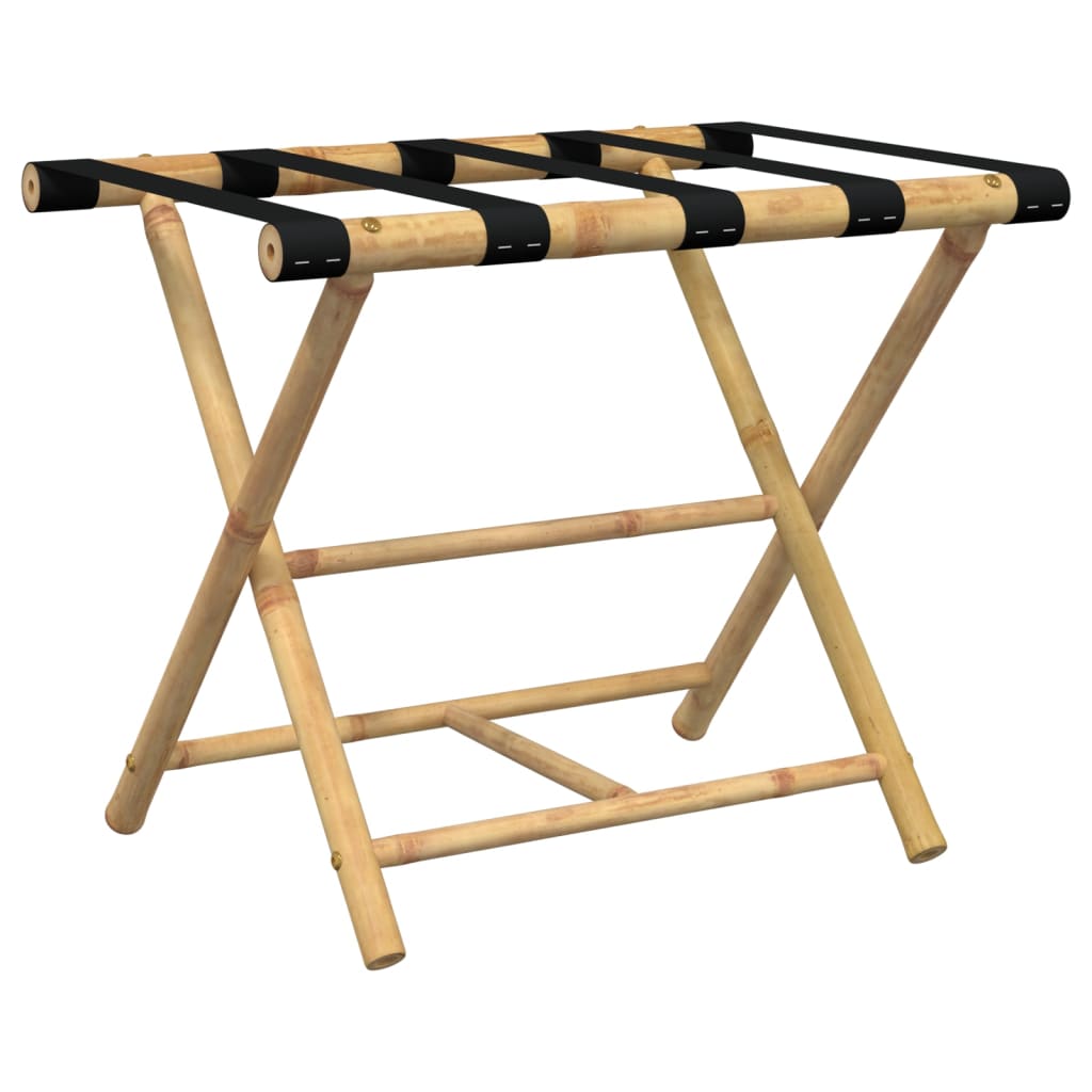 Sklopivi stalak za prtljagu 62 x 42 x 50,5 cm od bambusa